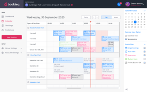 Online bookings calendar | Bookteq