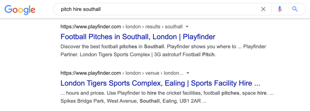 Southall search terms