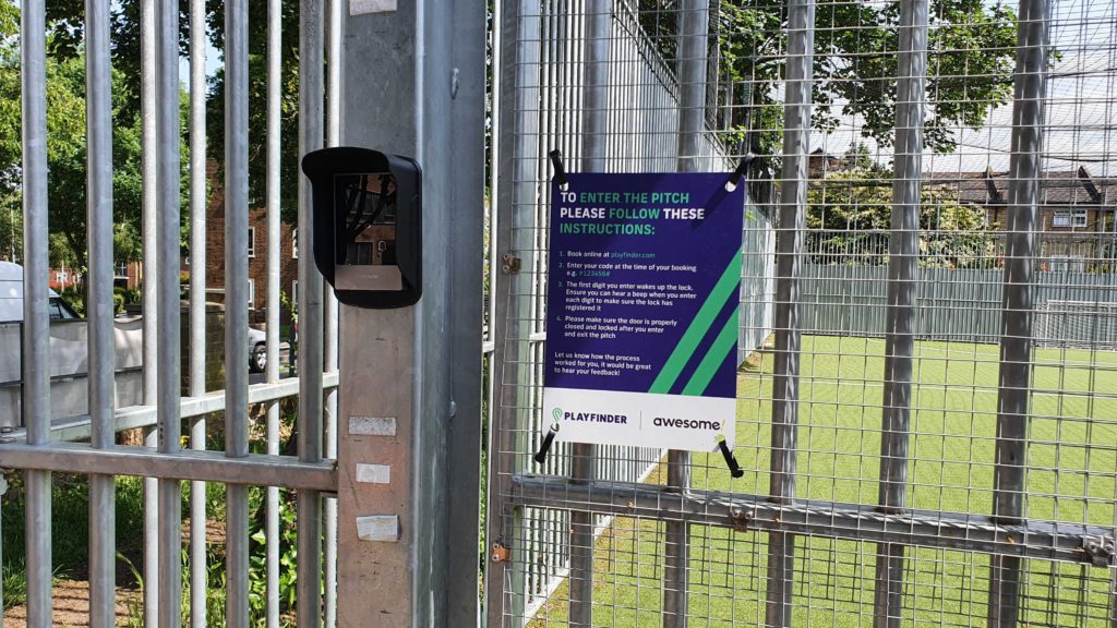 Smartlock at Cornwallis Adventure Playground