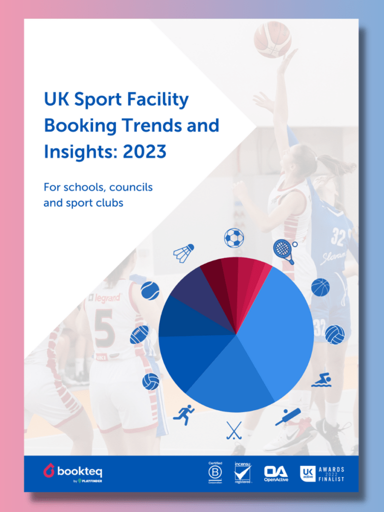UK Sport Facility Booking Trends report cover page