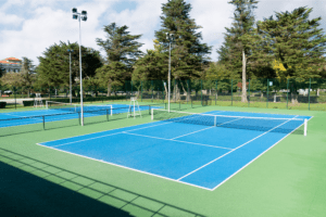 Tennis court costing £135000