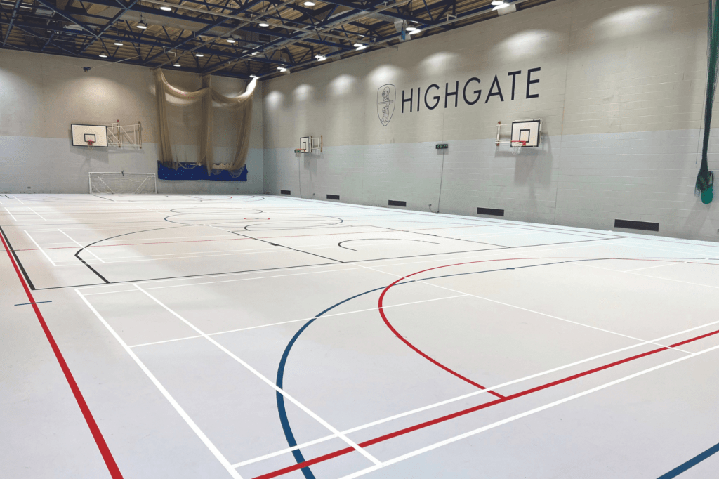 Sports Hall at Highgate School's Mallinson Sports Centre