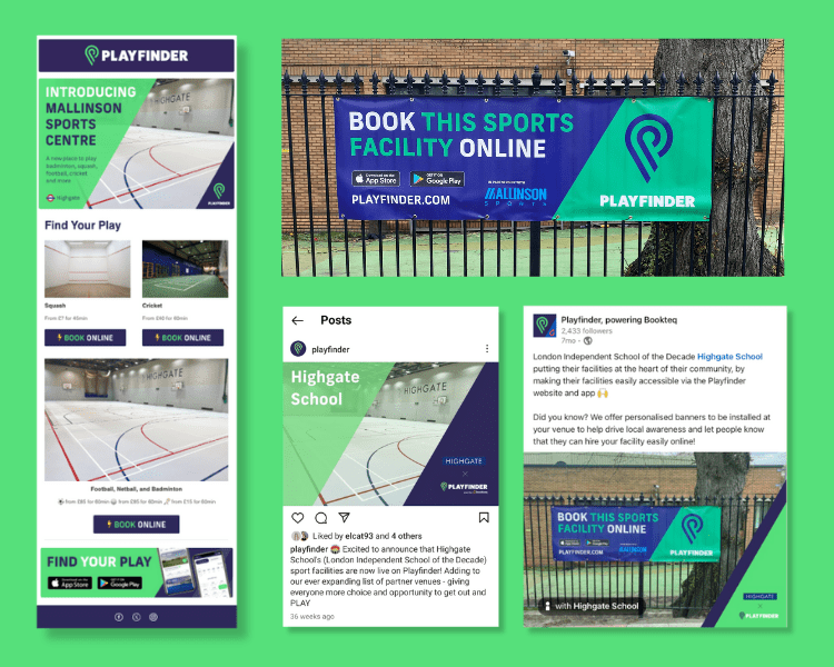 Marketing materials for Highgate School