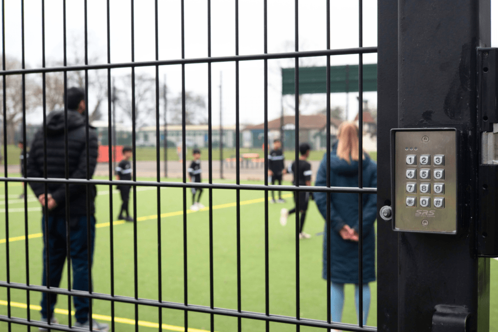 Lockteq smart access system Normanton Park Football Foundation PlayZone.